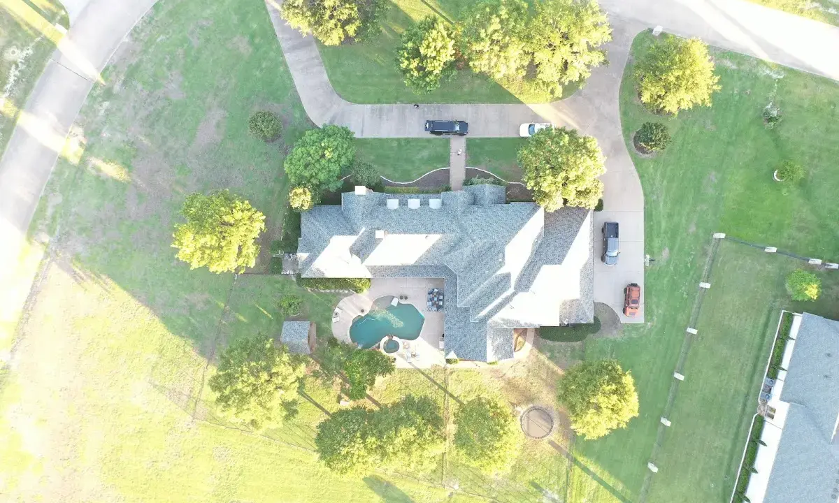 New shingle roof installation on a home in Center